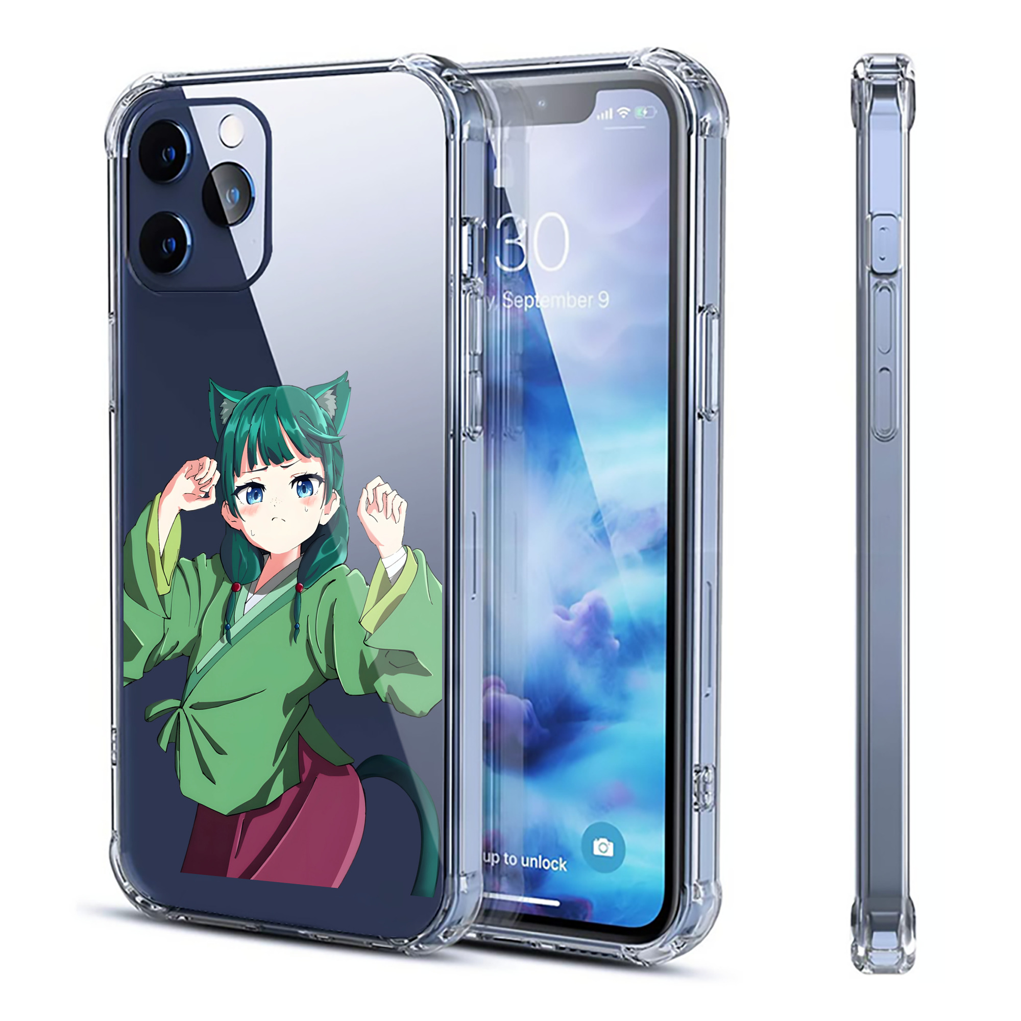 （画像用） 薬屋のひとりごと The Apothecary Diaries 【iPhone 12シリーズ対応】透明スマホケース（クリアソフトケース）